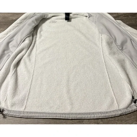 The North Face Women's Osito Full Zip Fleece Jacket Size XL in Moonlight Ivory - Picture 8 of 16